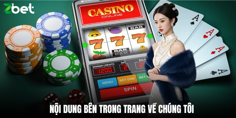 Nội dung bên trong trang về chúng tôi